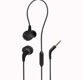 Fone de Ouvido JBL Endurance Run 2 Wired Mini Jack 3.5 mm - Preto JBLENDURRUN2BLKAM - Imagem 1