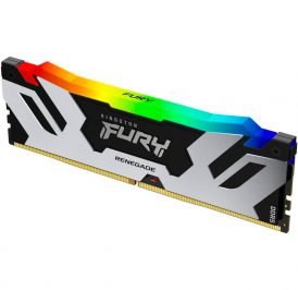 Memória Kingston DDR5 32GB 6400MHz Fury Renegade RGB Silver KF564C32RSA-32 - Imagem 2