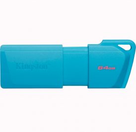 Pendrive Kingston DataTraveler Exodia M 64GB USB 3.2 GEN 1 - Turquesa KC-U2L64-7LB - Imagem 2