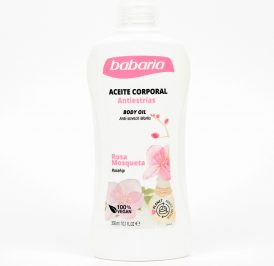 Óleo Corporal Babaria Anti-Estrias Rosa Mosqueta 300ML - Imagem 1