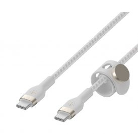 Cabo Belkin BoostCharge Pro Flex 2M USB-C/USB-C 60W Branco - CAB011BT2MWH - Imagem 3