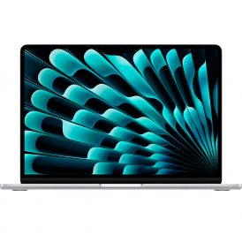 Notebook Apple MacBook Air M3 8C CPU/10C GPU/16GB/512GB SSD/15.3” Prata – MXD23LL/A - Imagem 1