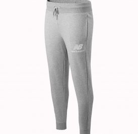 Calça New Balance Masculina Essentials Stacked Logo S - Cinza MP03558AG - Imagem 1