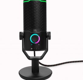 Microfone para Stream JBL Quantum Stream Studio Cardioide/Omnidirecional USB - Preto JBLSTRMSTUDIOBLKAM - Imagem 1