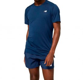 Camiseta New Balance Masculino Accelerate L Azul - MT23222NGO - Imagem 1