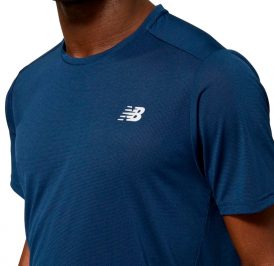 Camiseta New Balance Masculino Accelerate L Azul - MT23222NGO - Imagem 3