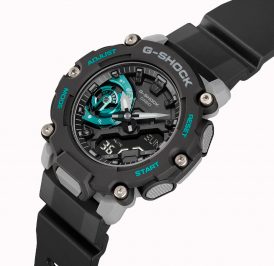 Relógio Masculino Casio G-SHOCK GA-2200M-1ADR - Preto/Azul - Imagem 2