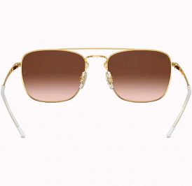 Óculos Ray Ban Unissex RB3588 905513 55 - Marrom Polido sobre Ouro - Imagem 2