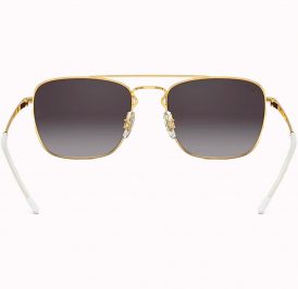 Óculos Ray Ban Unissex RB3588 90548G 55 - Preto Polido sobre Ouro - Imagem 2