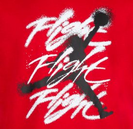 Camiseta Nike Infantil Masculina Jumpman Flight Spray S - Vermelha 95C814-R78 - Imagem 3