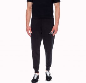 Calça New Balance Masculina Essentials Stacked Logo S - Preta MP03558BK - Imagem 3