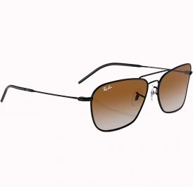 Óculos Ray Ban Unissex RBR0102S 002/CB 58 - Preto Polido - Imagem 3