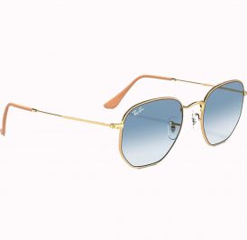 Óculos Ray Ban Unissex RB3548 001/3F 54 - Ouro Polido 6 Óculos Ray Ban Unissex RB3548 001/3F 54 - Ouro Polido - Image 3