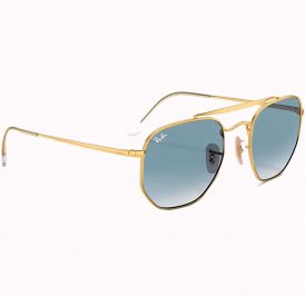 Óculos Ray Ban Masculino RB3648 001/3F 54 - Ouro Polido - Imagem 3