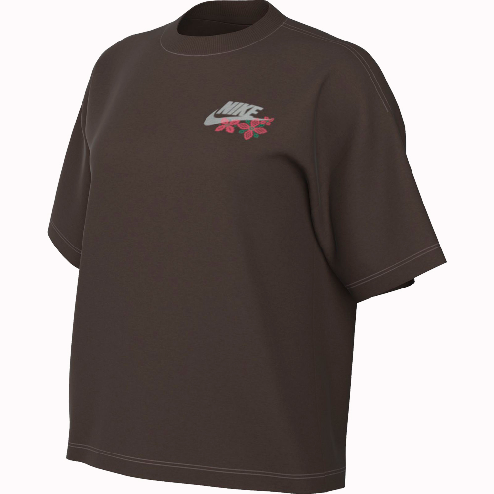 Camiseta Nike Feminina Sportswear M - Marrom FJ9754-237 2 3 61