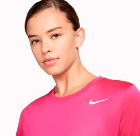 Camiseta Nike Feminina Dri-FIT L - Rosa DX0687-615 - Imagem 3