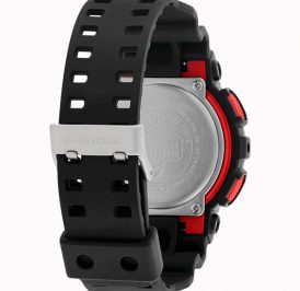 Relógio Masculino Casio G-SHOCK GA-100-1A4DR - Preto/Vermelho - Imagem 3