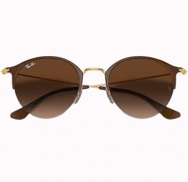 Óculos Ray Ban Unissex RB3578 900913 50 - Marrom Polido - Imagem 4