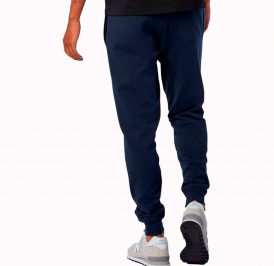 Calça New Balance Masculina Essentials Stacked Logo XL - Azul MP03558ECL - Imagem 4