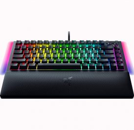 Teclado Gamer Mecânico Razer BlackWidow V4 75% RGB USB Inglês - Preto RZ03-05000200-R3U1 - Imagem 4