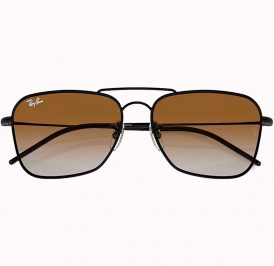 Óculos Ray Ban Unissex RBR0102S 002/CB 58 - Preto Polido - Imagem 4