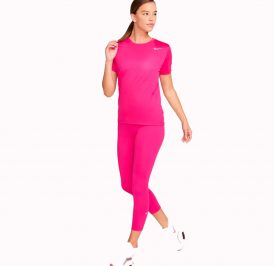 Camiseta Nike Feminina Dri-FIT L - Rosa DX0687-615 - Imagem 4