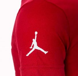 Camiseta Nike Infantil Masculina Jumpman Flight Spray S - Vermelha 95C814-R78 - Imagem 4