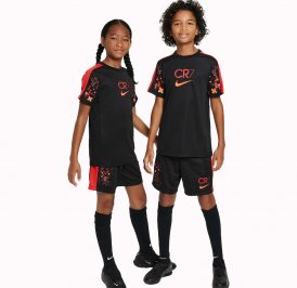 Short Nike Infantil Masculino CR7 Academy23 S - Preto FJ6175-010 - Imagem 6