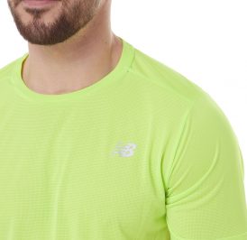 Camiseta New Balance Masculino Accelerate S Verde - MT23222THW - Imagem 5
