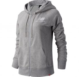 Moletom New Balance Feminino Essentials XS Cinza - WJ03530AG - Imagem 1