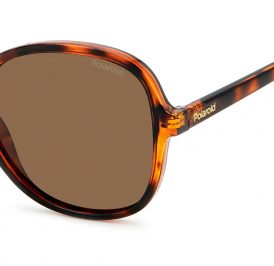 Óculos Polaroid Feminino 4136/S 086 54SP Butterfly - Marrom - Imagem 4