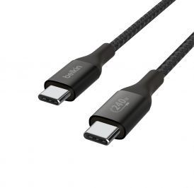 Cabo Belkin BoostCharge 2M USB-C/USB-C 240W Braided Preto - CAB015BT2MBK - Imagem 3