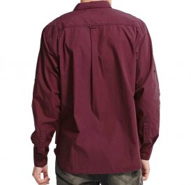 Camisa Caterpillar Masculino Foundation Convertible LS 2XL Bordó - 4020021-12559 - Imagem 2