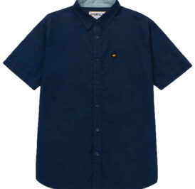 Camisa Caterpillar Masculino Poplin S/S 2XL Azul - 4020091-10118 - Imagem 2