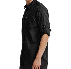 Camisa Caterpillar Masculino Foundation Convertible LS L Preto - 4020021-10121 - Imagem 3