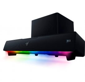 Soundbar Com Subwoofer para PC Razer Leviathan V2 Bluetooth RGB - Preto - Imagem 2