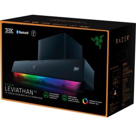 Soundbar Com Subwoofer para PC Razer Leviathan V2 Bluetooth RGB - Preto - Imagem 5