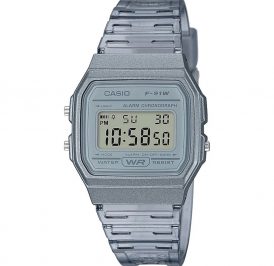 Relógio Unissex Casio F-91WS-8DF - Âmbar - Imagem 1