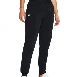 Calça UNDER ARMOUR Feminino Rival High-Rise Woven XS Preto - 1382727-001 - Imagem 1