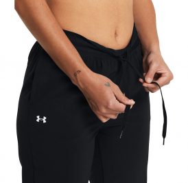 Calça UNDER ARMOUR Feminino Rival High-Rise Woven XS Preto - 1382727-001 - Imagem 3