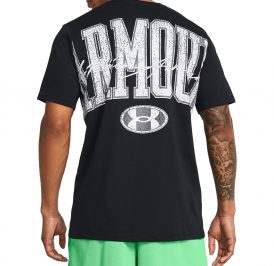 Camiseta UNDER ARMOUR Masculino Chrome Short Sleeve XL Preto - 1382832-001 - Imagem 2