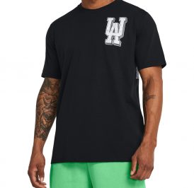 Camiseta UNDER ARMOUR Masculino Chrome Short Sleeve XL Preto - 1382832-001 - Imagem 1