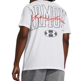 Camiseta UNDER ARMOUR Masculino Chrome Short Sleeve S Branco - 1382832-100 - Imagem 2