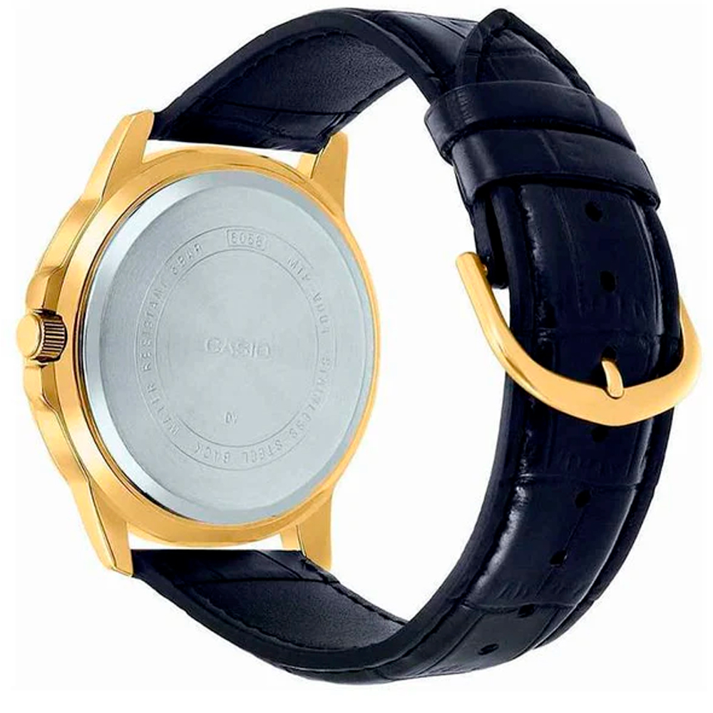 Relógio Masculino Casio MTP-VD01GL-1EVUD - Preto/Ouro 1 p MTP VD01GL 1EV