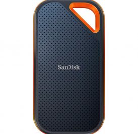 SSD Externo SanDisk Extreme Pro Portátil V2 USB-C 3.2 4TB Preto – SDSSDE81-4T00-G25 - Imagem 1