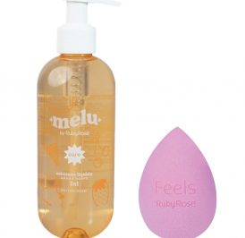 Kit Ruby Rose Sabão Líquido Fruit Salad Melu + Esponja Soft Blender - Imagem 1