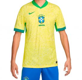 Camiseta Nike Masculino Brasil Dri-Fit S Amarelo - FJ4284706 - Imagem 3