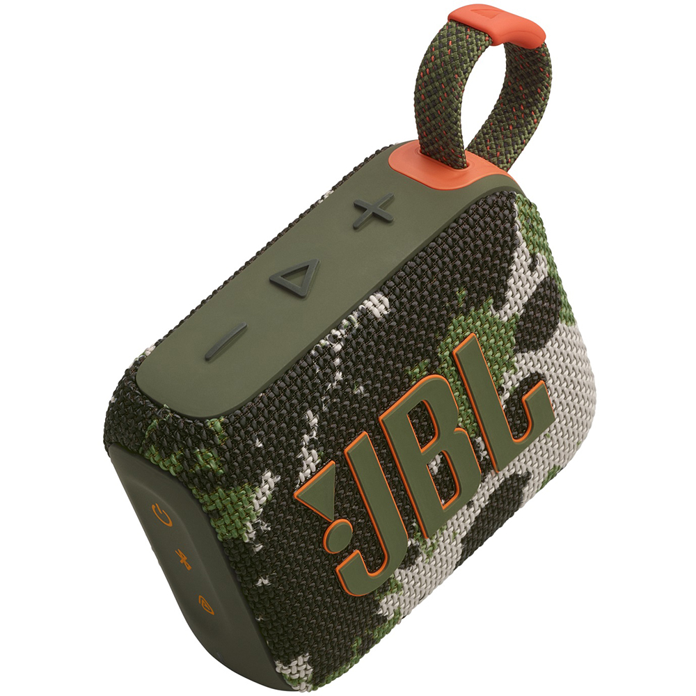 Speaker JBL Go 4 Bluetooth 4.2W RMS IP67 – Squad 5 JBL GO 4 DETAIL 1 CAMO 48311 x2 1