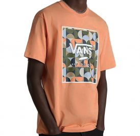 Camiseta VANS Masculino Classic Print Box L – Laranja VN0A5E7YD05 - Imagem 3