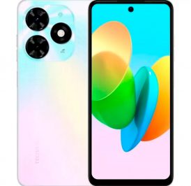 Smartphone TECNO SPARK 20C BG7 Dual SIM 4GB+256GB 6.6″ OS 13 – Mystery White 10051686 - Imagem 1